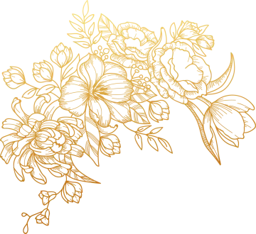 a bouquet of flowers on a white background