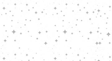 a white background with silver stars