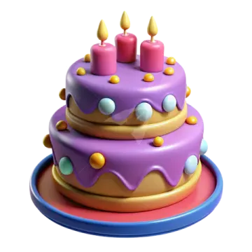 a cake with candles on top of it