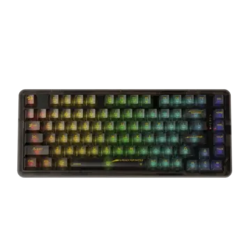 a close up view of the mechanical gaming keyboard