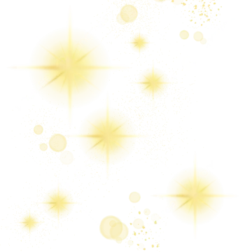 a white background with yellow and blue stars