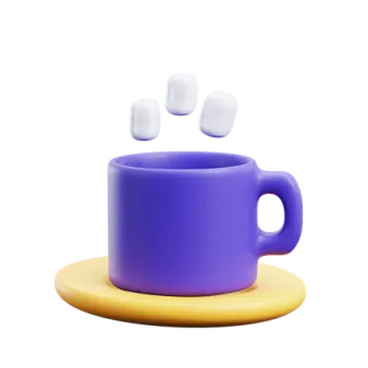 a cup of coffee with marsh on it