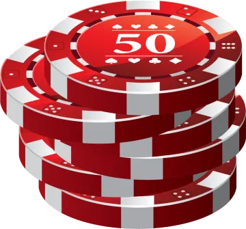 a stack of poker chips