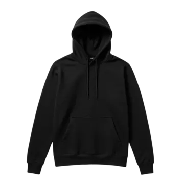 a picture of a black hoodie