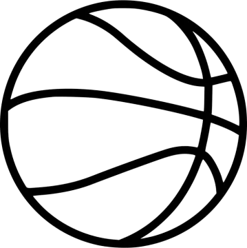 a basketball ball on a white background