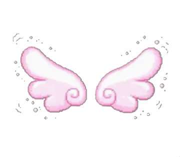 two pink butterflies on a white background