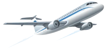 an airplane flying in the sky