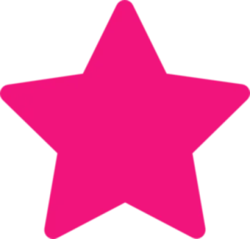 a pink star