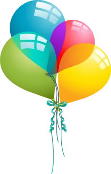 a bunch of balloons