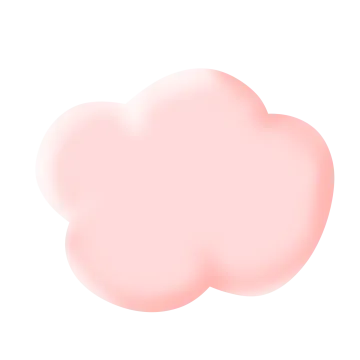 a cloud on a white background