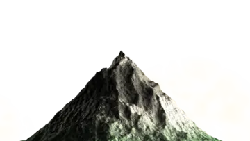 a mountain is shown in this image