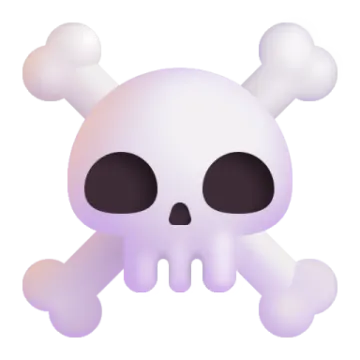 a skull and crossbones icon