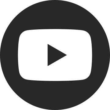 a black and white video icon