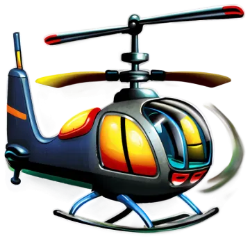 a helicopter flying in the air