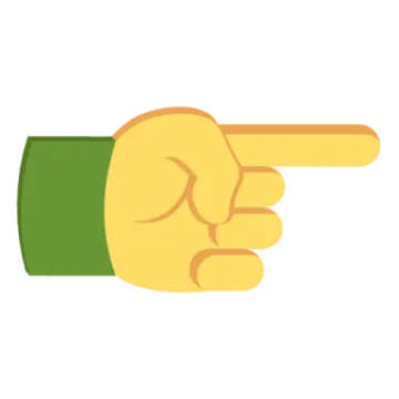 a hand pointing at the viewer
