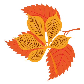a bunch of autumn leaves