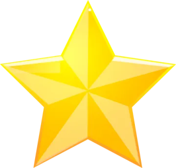 a gold star