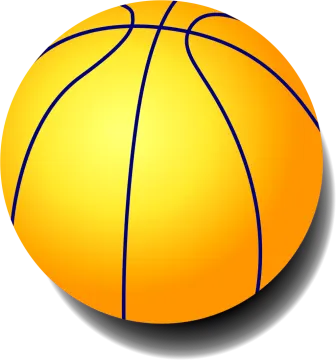 a basketball ball on a white background