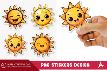 a hand holding up some stickers with different faces