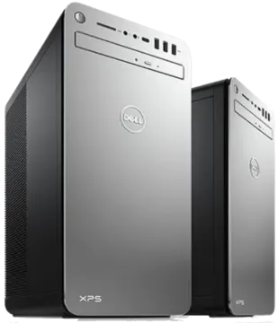 the dell desktop pc is shown in this image