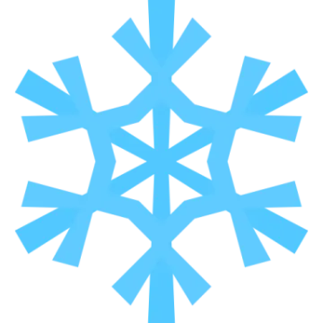 a blue snowflor logo