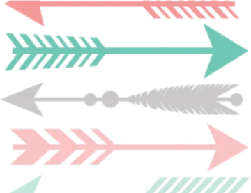 a set of arrows on a white background