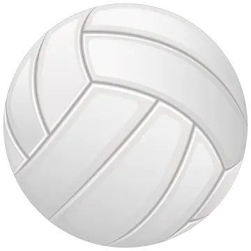 a volleyball ball on a white background