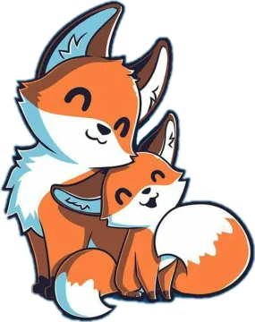 a couple of foxes