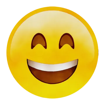 a close up of a yellow smiley face
