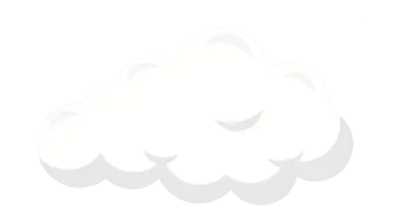 a white cloud in the shape of a heart