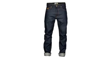 a pair of jeans on a white background