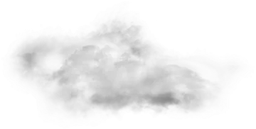 a cloud of smoke on a white background