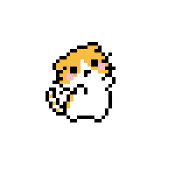 an image of the face of a man in pixel style