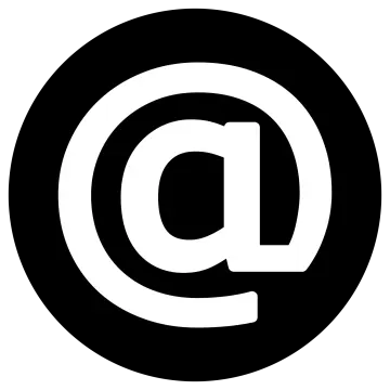 a black and white logo with the letter d