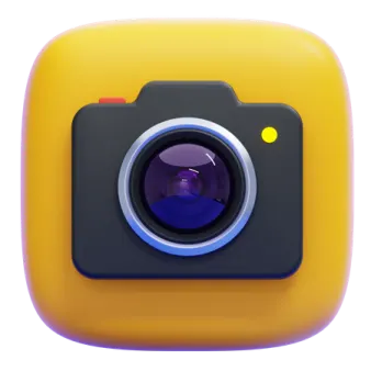 an image of a yellow and black camera