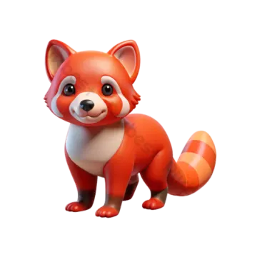 a red fox sitting on top of a table