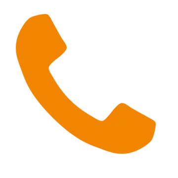 an orange phone icon