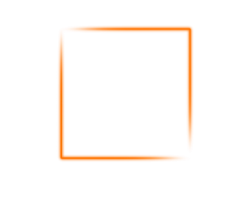 an orange square on a white background