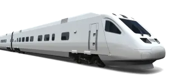 an image of a train on a white background