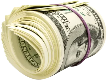 a stack of hundred dollar bills