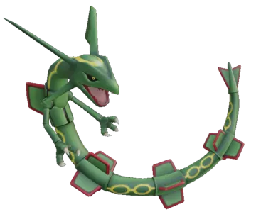 an image of a green and yellow pokemon