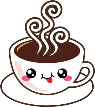 a cup of coffee with a smiling face
