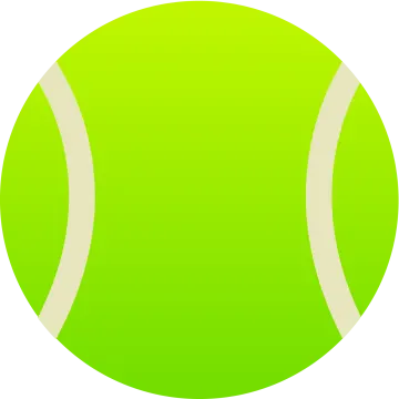 a tennis ball