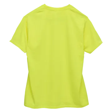 a yellow t - shirt on a white background