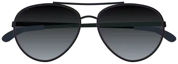 a pair of sunglasses on a white background