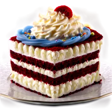 a piece of cake on a plate