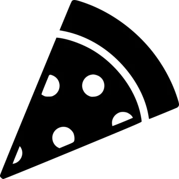 a slice of pizza icon