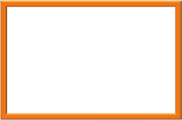 an orange frame on a white background