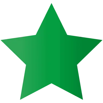 a green star