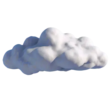 a white cloud is floating in the air